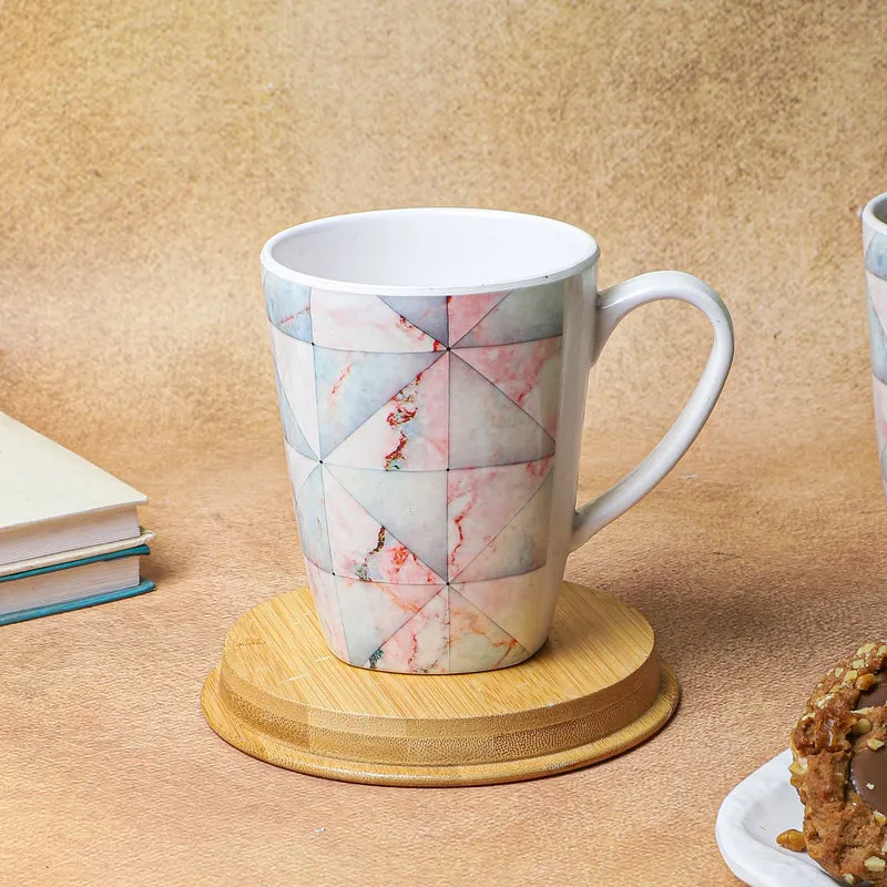 Marbled Melamine Coffee Bone China Coffee Mug (450 mL) media 3
