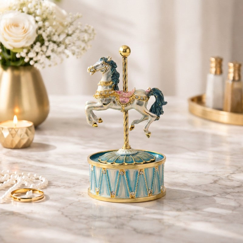 Royal Gallop 24K Gold Plated Mild Steel Showpiece
