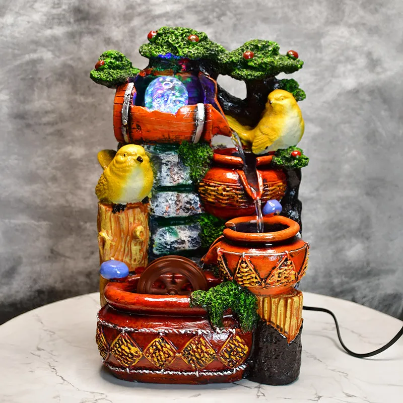 Hill House Resin Tabletop Fountain media 6