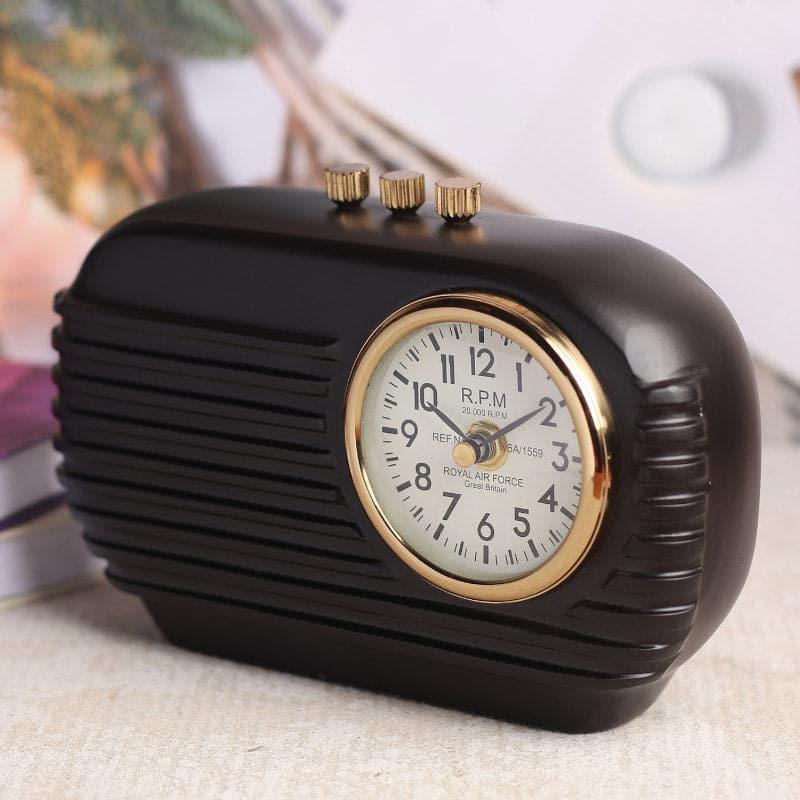 Vintage Radio Roll Table Clock