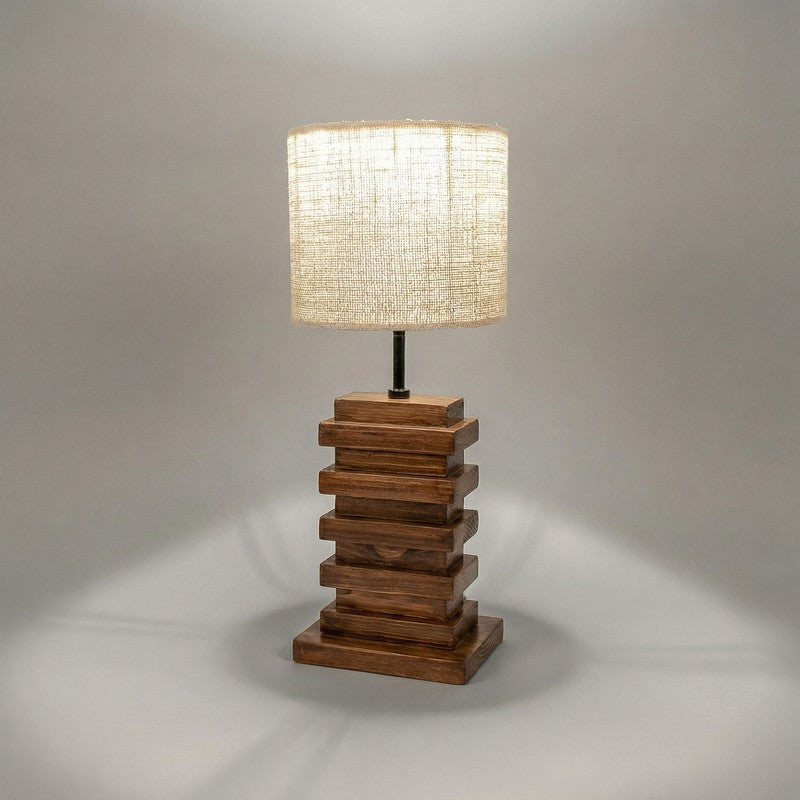 Jorian Jute Table Lamp - Brown,Beige media 5