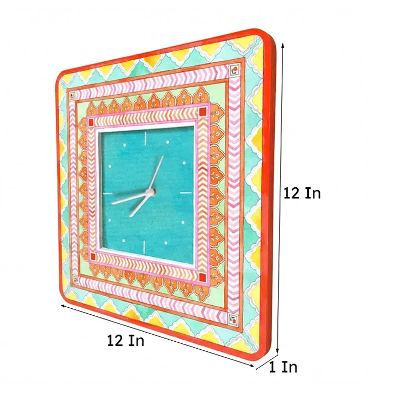 Ethnic Cove Handpainted Wall Clock media 8