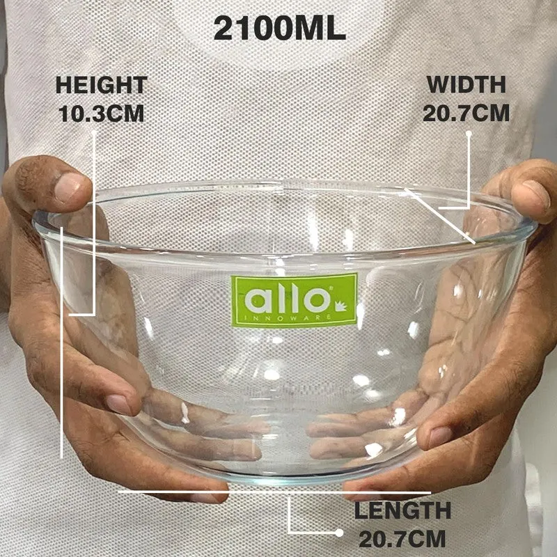Swirli Glass Mixing Bowl - 2100 mL - 10
