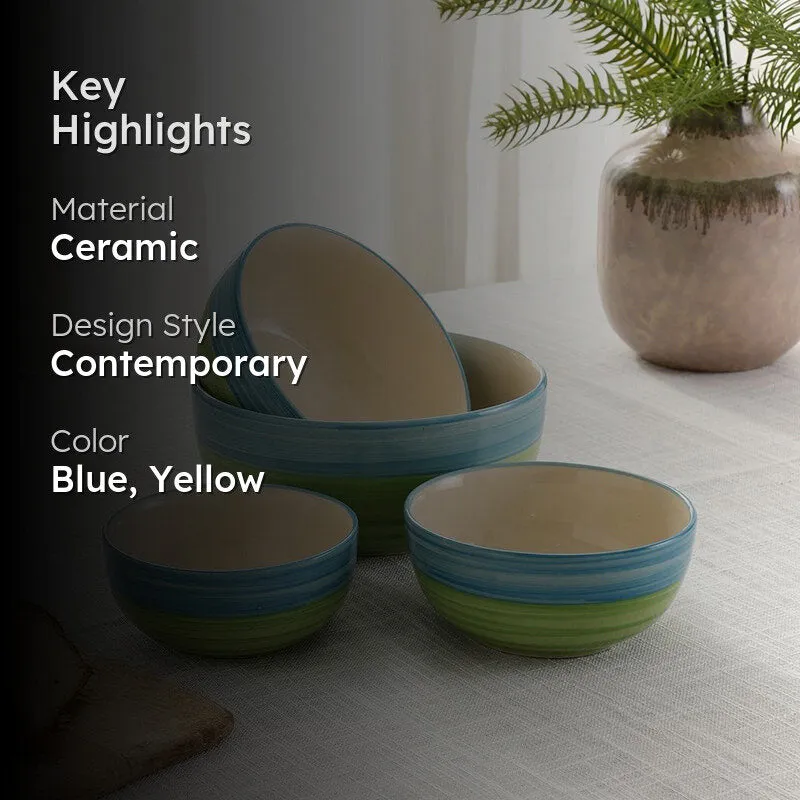 Souk Sips Serving Bowl (1L/750 mL/500 mL/350 mL) - Set Of Four media 2