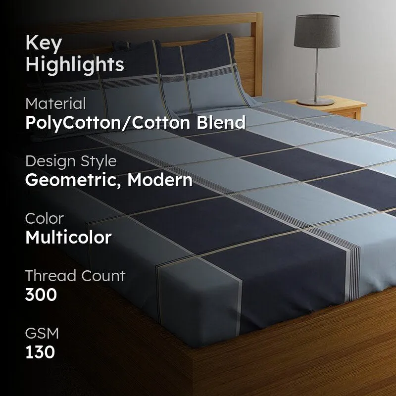 Chaen Checkered Bedsheet - 130 GSM media 2
