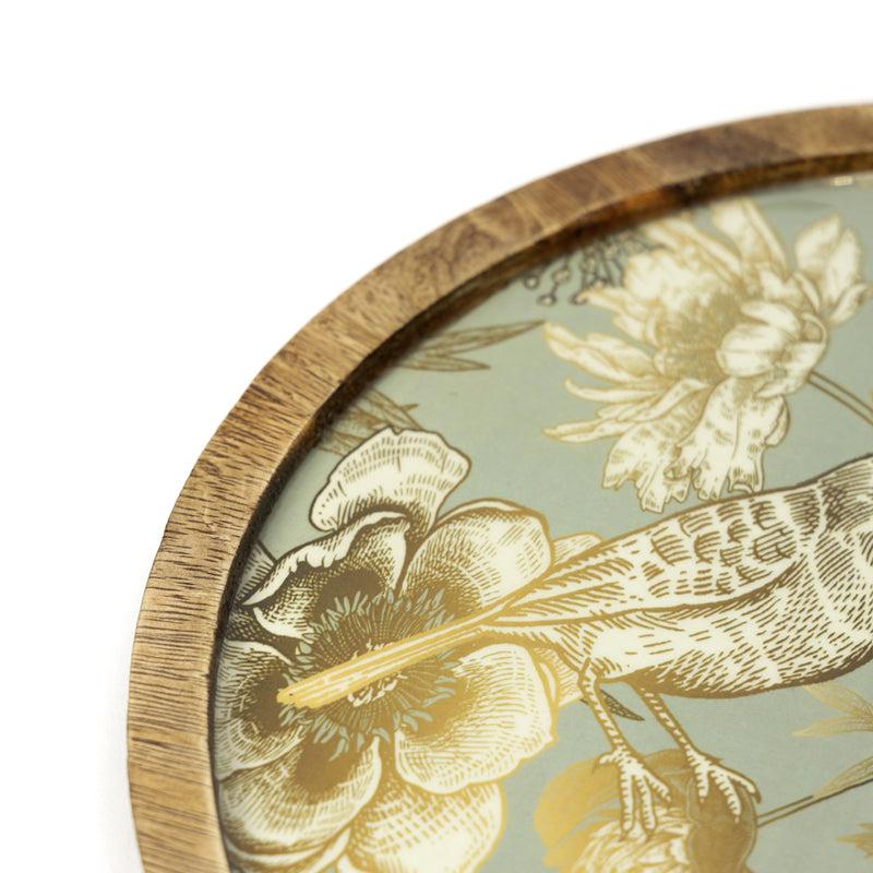 Golden Garden Round MDF Platter media 6