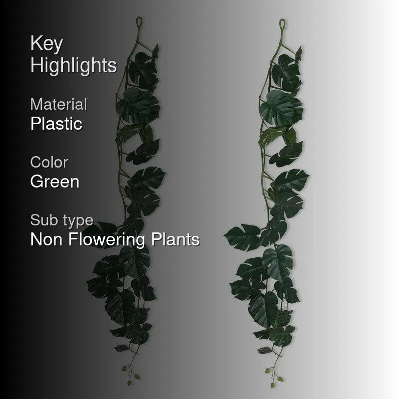Artificial Monstera Vine - Set Of Two media 2