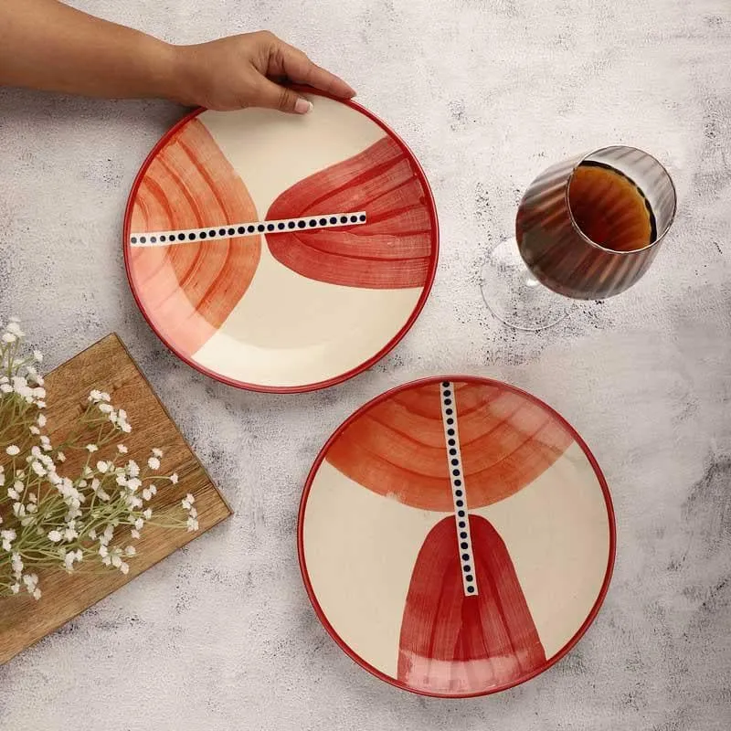Modern Art Dinner Plate - Set Of Two media 3