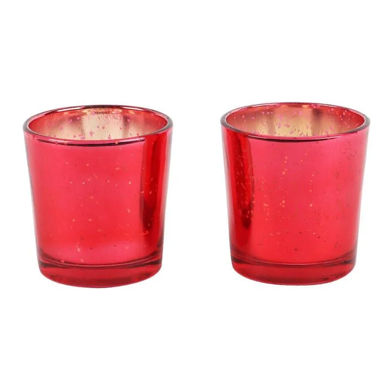 Brionne Tealight Candle Holder (Red) - Set Of Four media 3