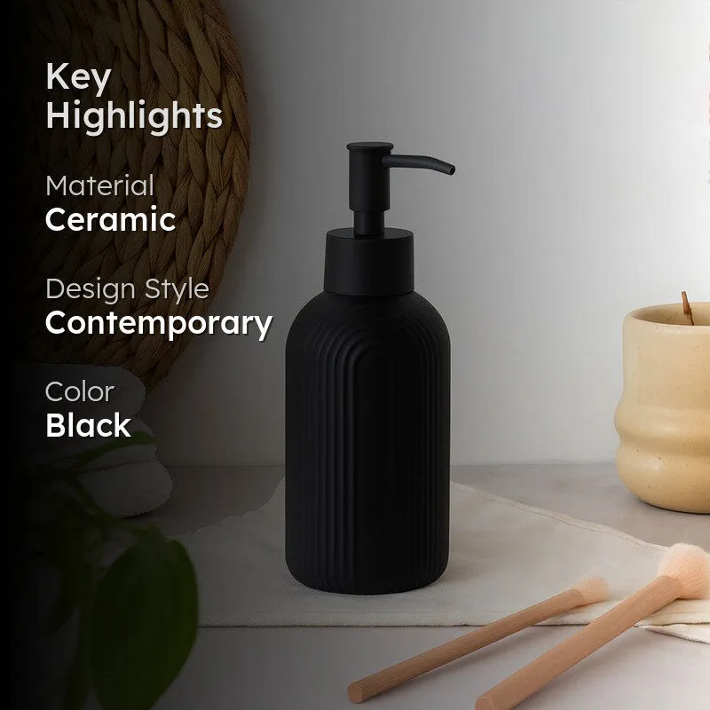 Rioware CalmCurve Liquid Soap Dispenser (300 ML) - Black media 2