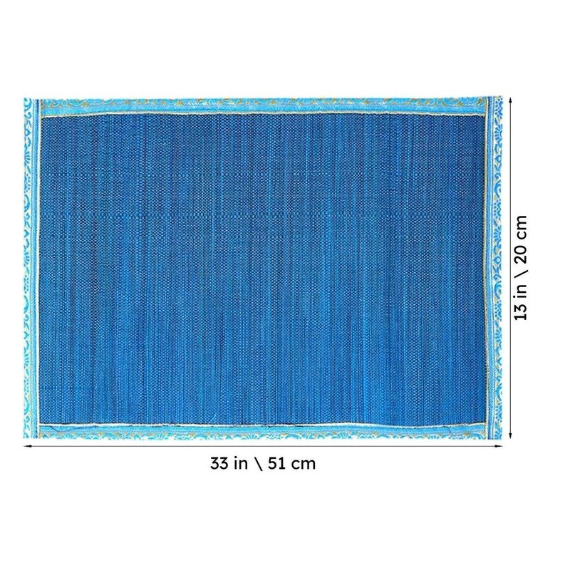 Eco Sip Bamboo Table Mat (Blue) - Set Of Six media 5