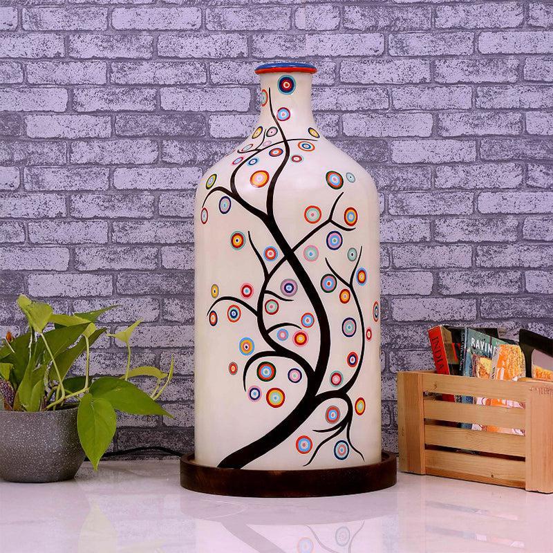 Orion Lumina Hand Painted Metal & Glass Floor Lamp media 3