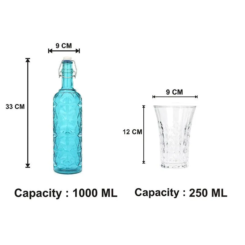 Ivor 1000 mL Water Bottle With 250 mL Glasses - Five Piece Set media 7