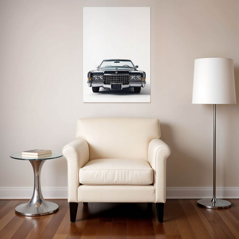 Classic Cruiser Wall Poster - Black