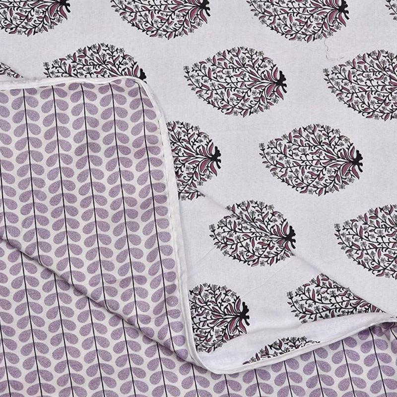 Khusni Ethnic Reversible Cotton Dohar (Pink)  - 180 GSM media 4