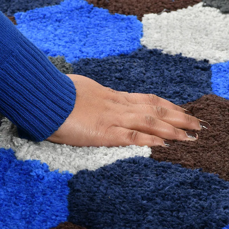 Hexadry Microfiber Bath Mat - Blue media 3