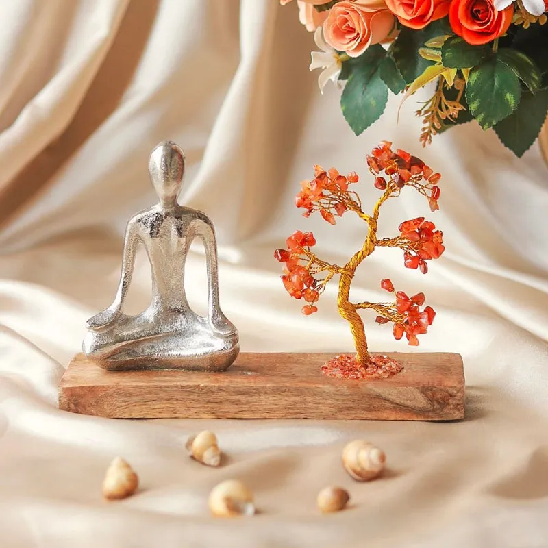Bodhi Meditation Showpiece - Carnelian media 3