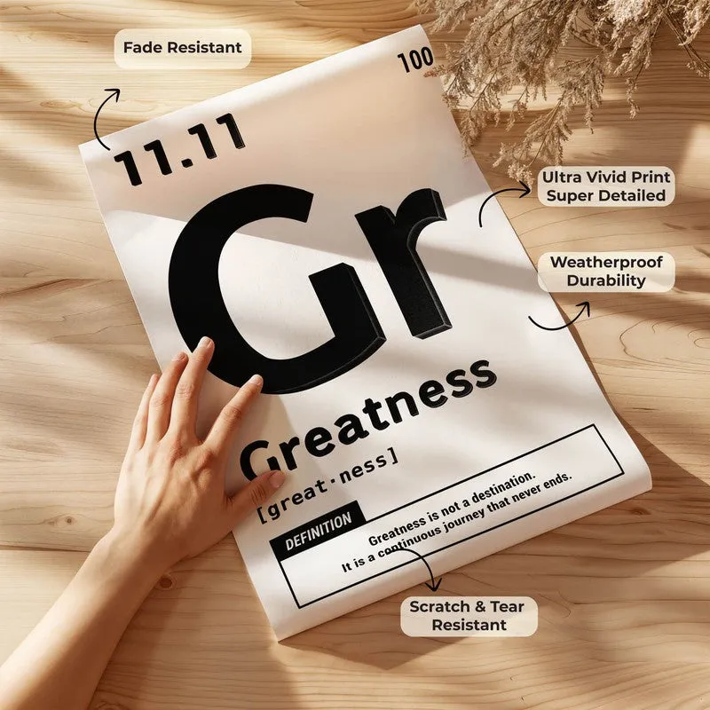 Elemental Greatness Wall Poster media 9