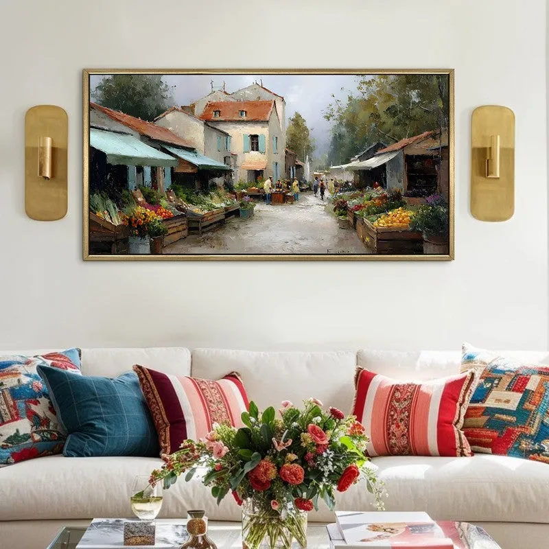 Vintage Europe Produce Street Wall Art media 1