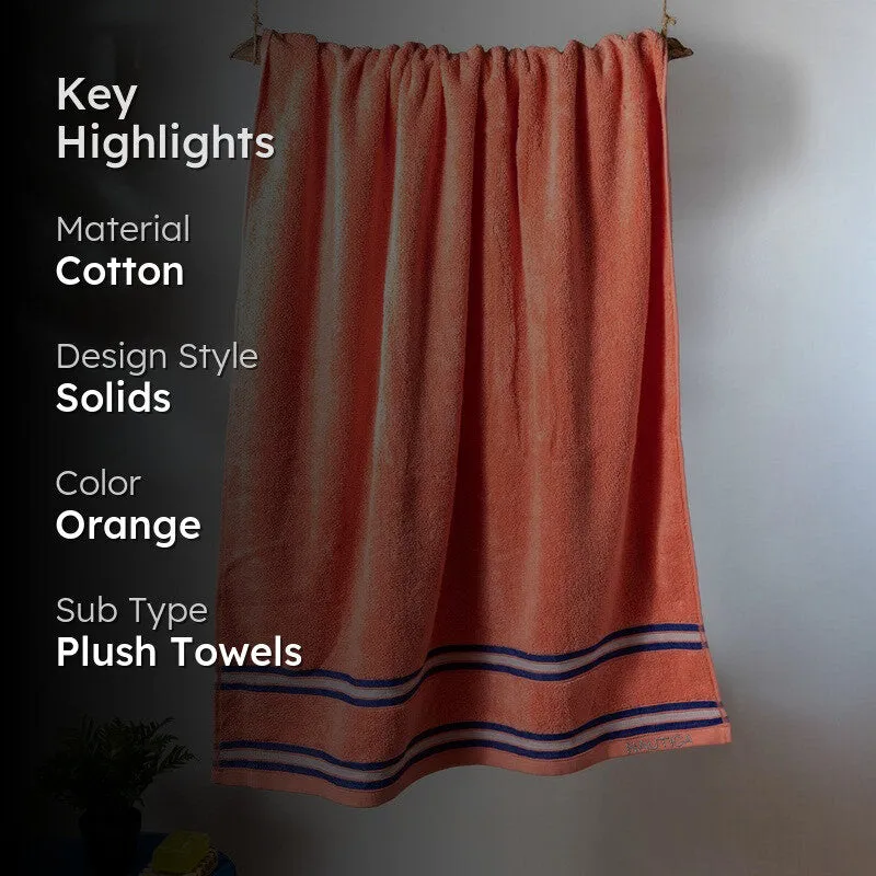 Nautica Dove Dual Down Bath Towel - Coral media 2