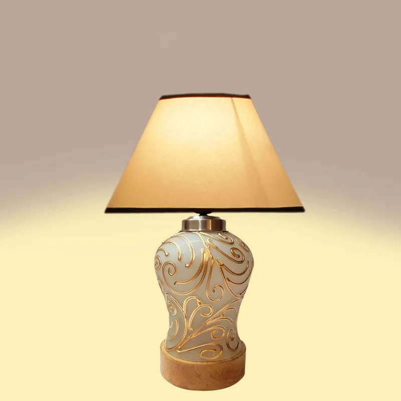 Lumithra Wooden Table Lamp - White media 6