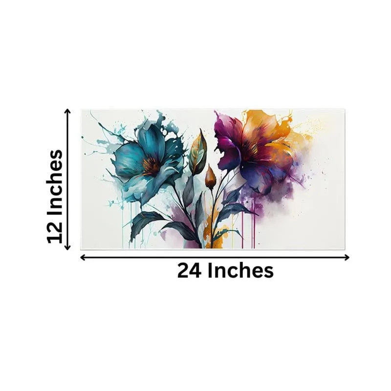 Prism Bloom Canvas Wall Painting With Frame media 7