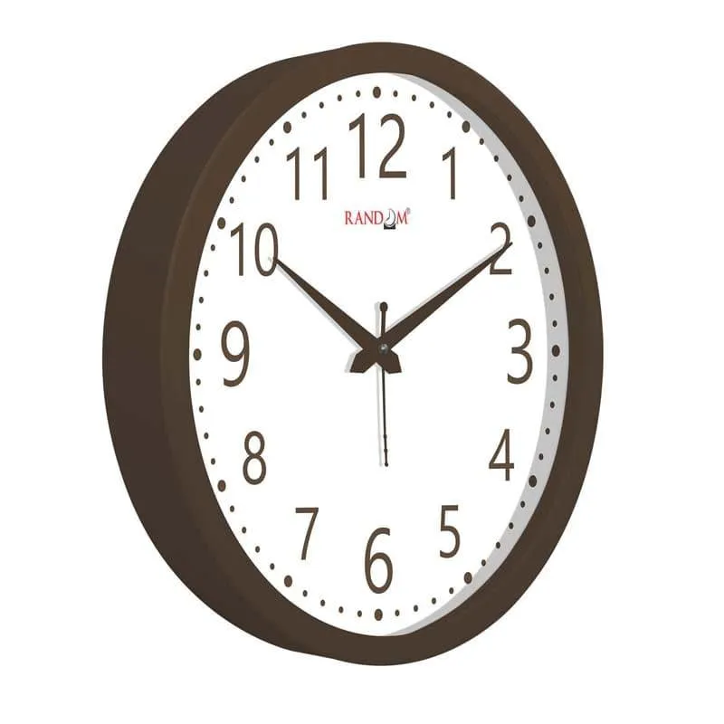 Time Keeper Modern Wall Clock - Brown media 3