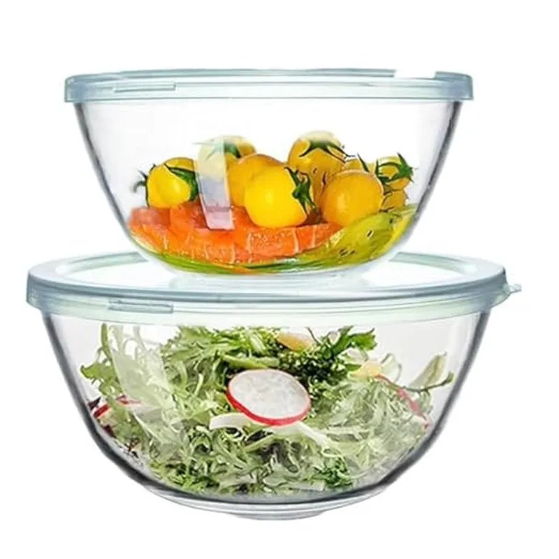 Selvina Glass Mixing Bowls(1600 mL) - Set Of Two media 6