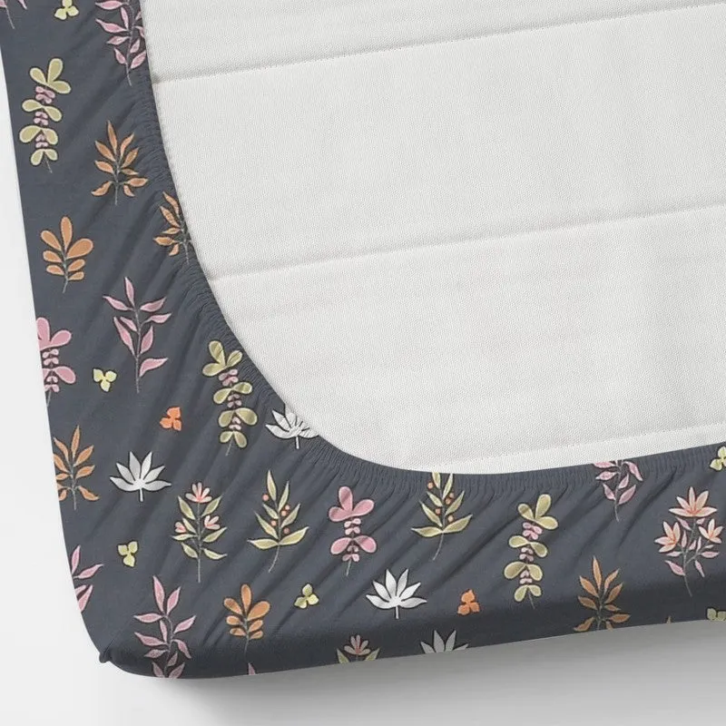 Bloom Shine Cotton Fitted Bedsheet - 180 TC media 5