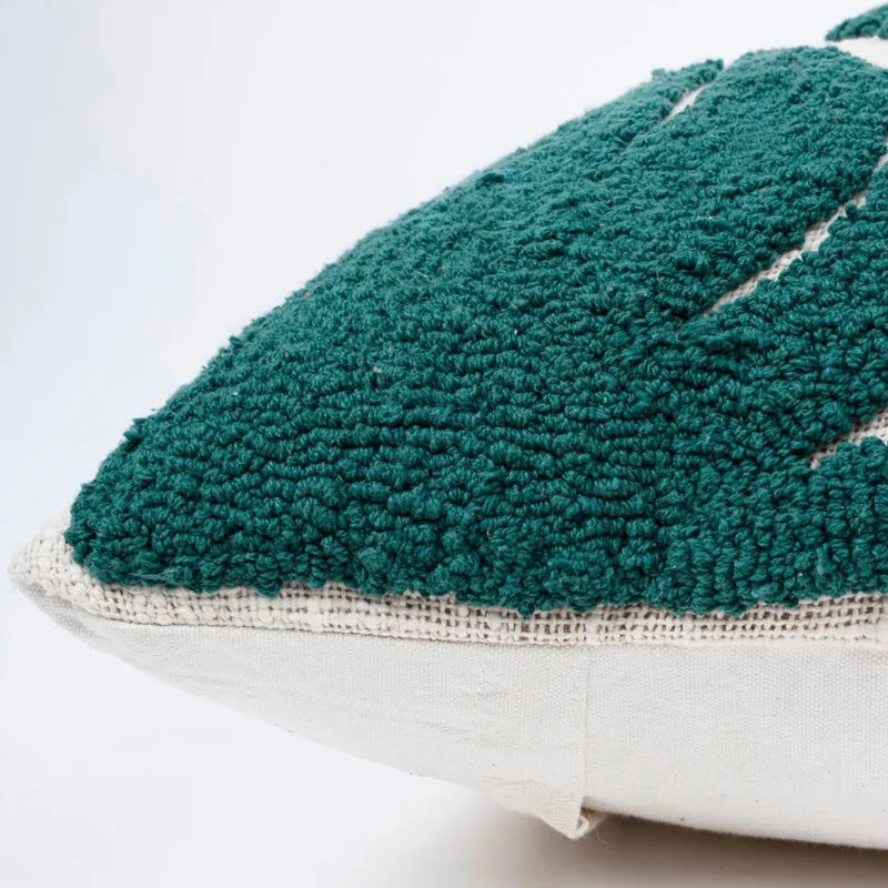Monstera Tufted Cushion Cover Set - Set Of Two media 8