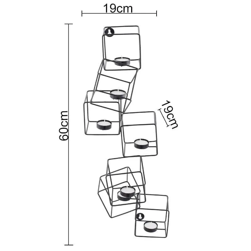 Cubix Candle Holder - Black media 3