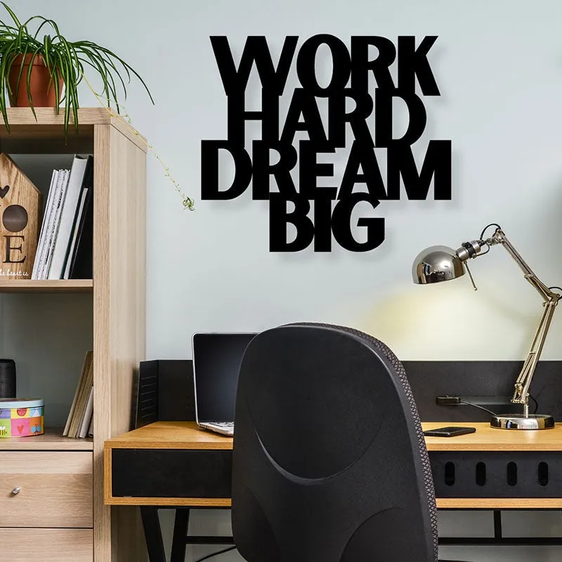 Work Hard Iron Wall Accent media 1