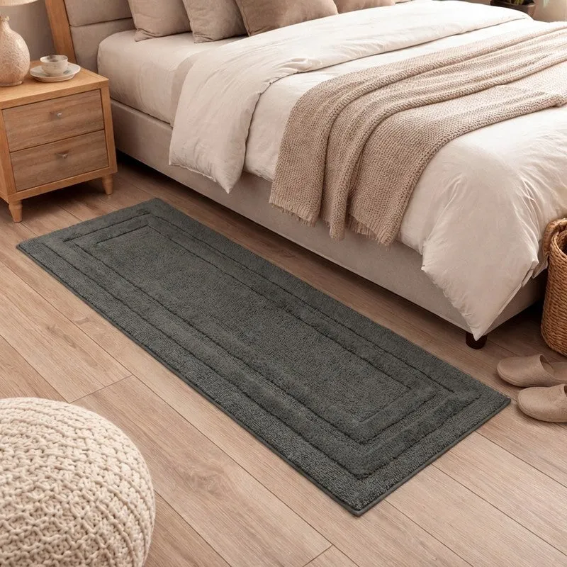 PureStep Cotton Runner Rug - Gery media 1