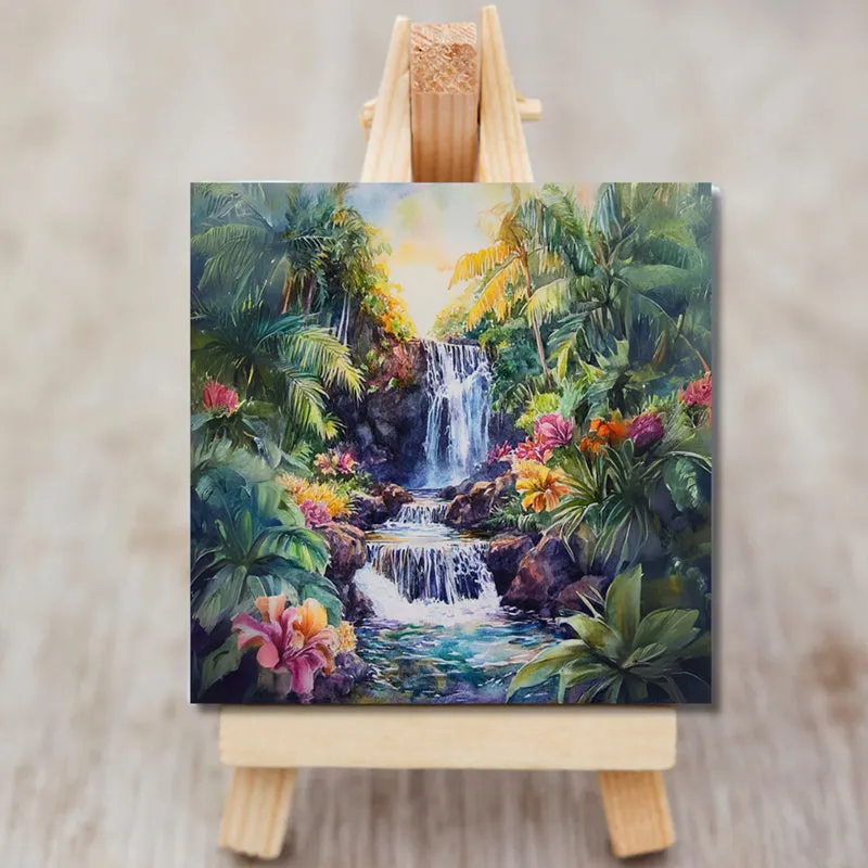 Vibrant Cascade Showpiece media 4