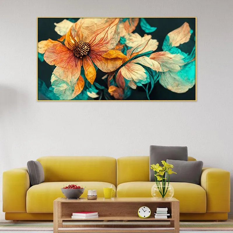 Gloria Glimmer Wall Painting With Frame media 3