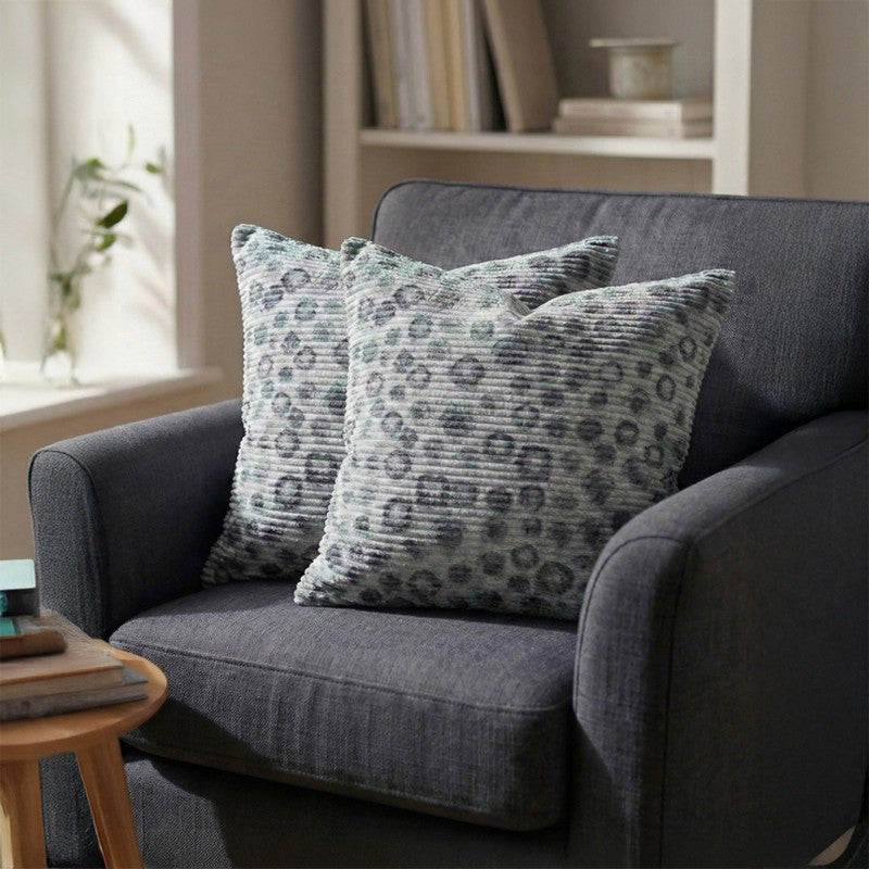 PixelMosaic Cushion Cover (Grey) - Set Of Two