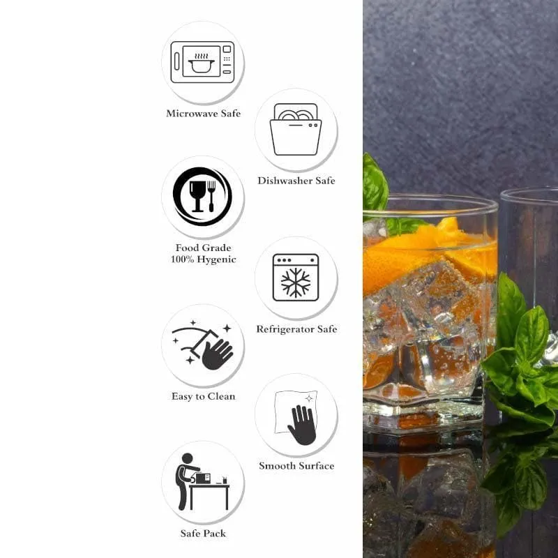 Pasabahce Swirl Twirl Whiskey Glass (315 mL) - Set Of Six media 5