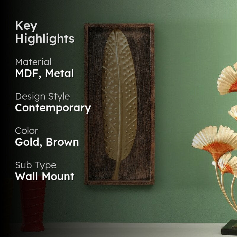 Lazy Leaf Metal Wall Accent media 2