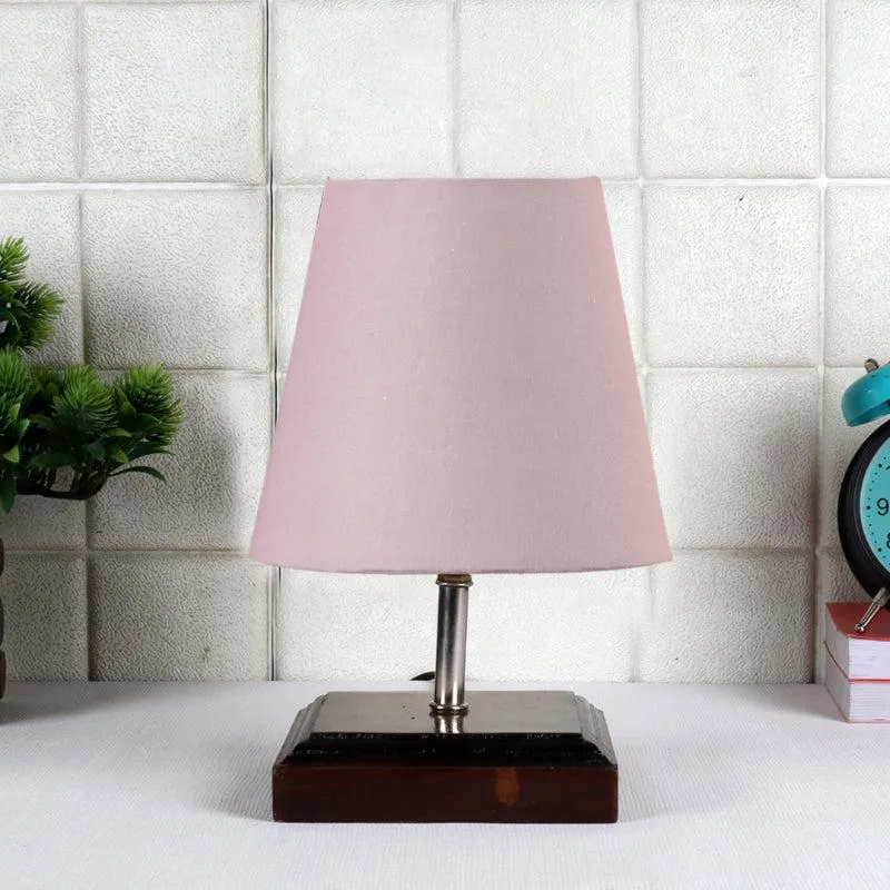 Niksha Fabric Table Lamp - Grey,Brown media 3