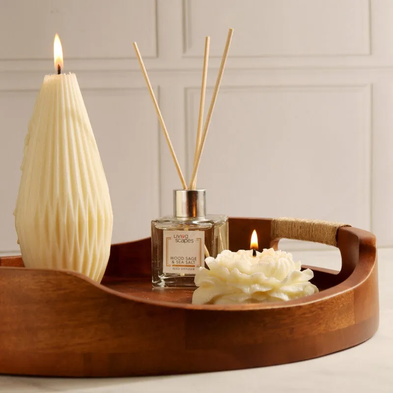 Musa Round Wooden Tray media 6