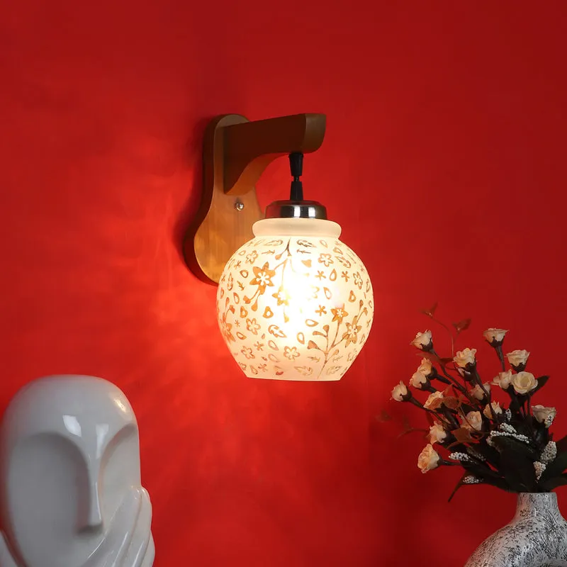 Lhasa II Wall Lamp - Brown media 1