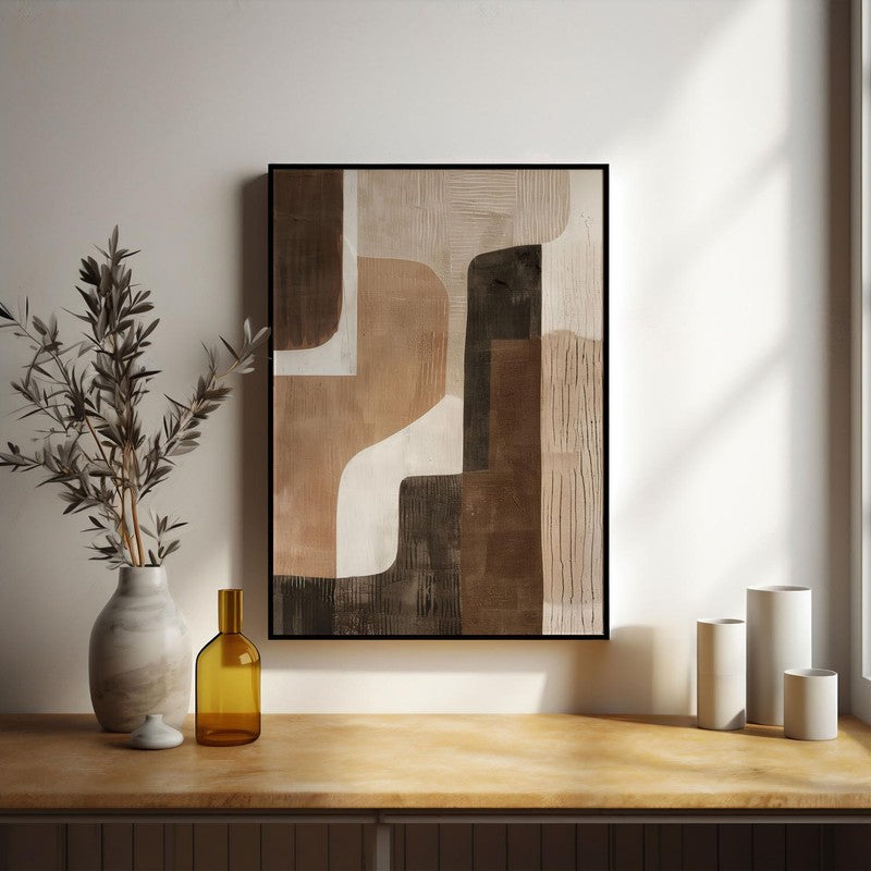 Sienna Sands Framed Canvas Wall Painting media 5
