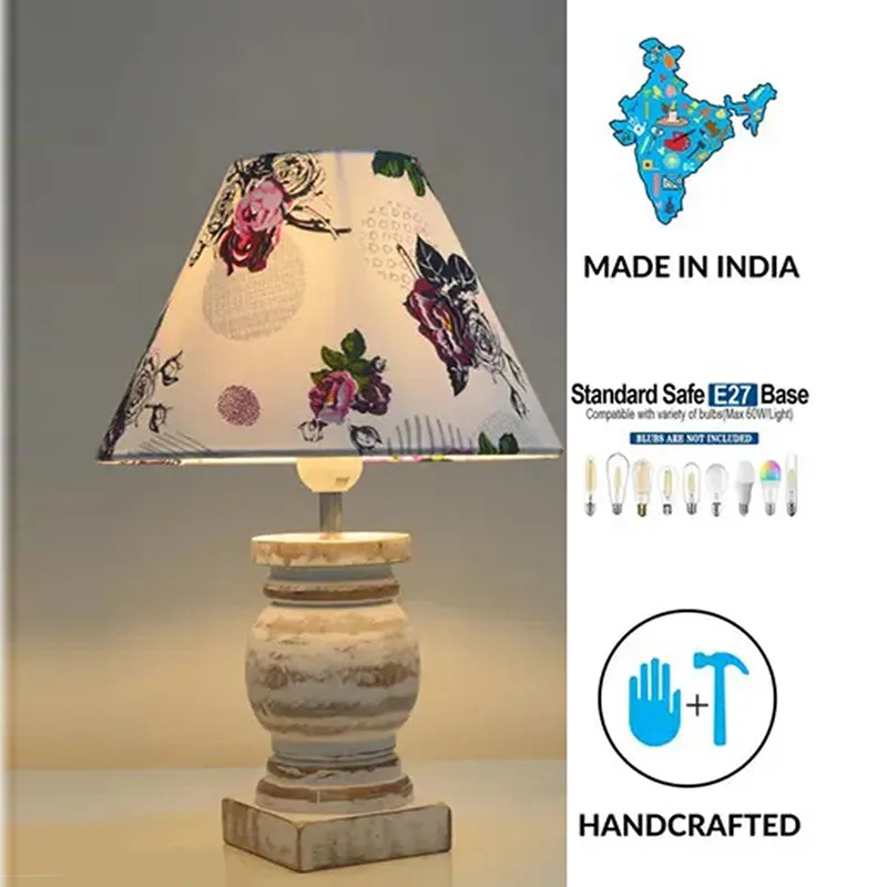 Aliora Nova Rosa Wooden Table Lamp - Multicolor media 4