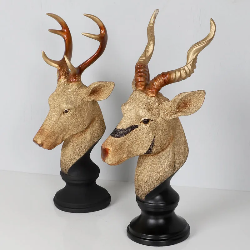 Deer Dream Showpiece - Set Of Two media 5