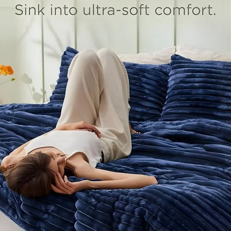 PureDrape Comfort (Blue) Bedding Set - Four Piece Set media 7