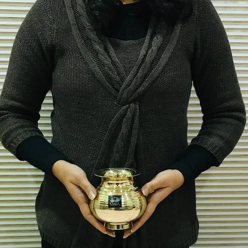 Karwa Brass Lota - 600 ML media 8