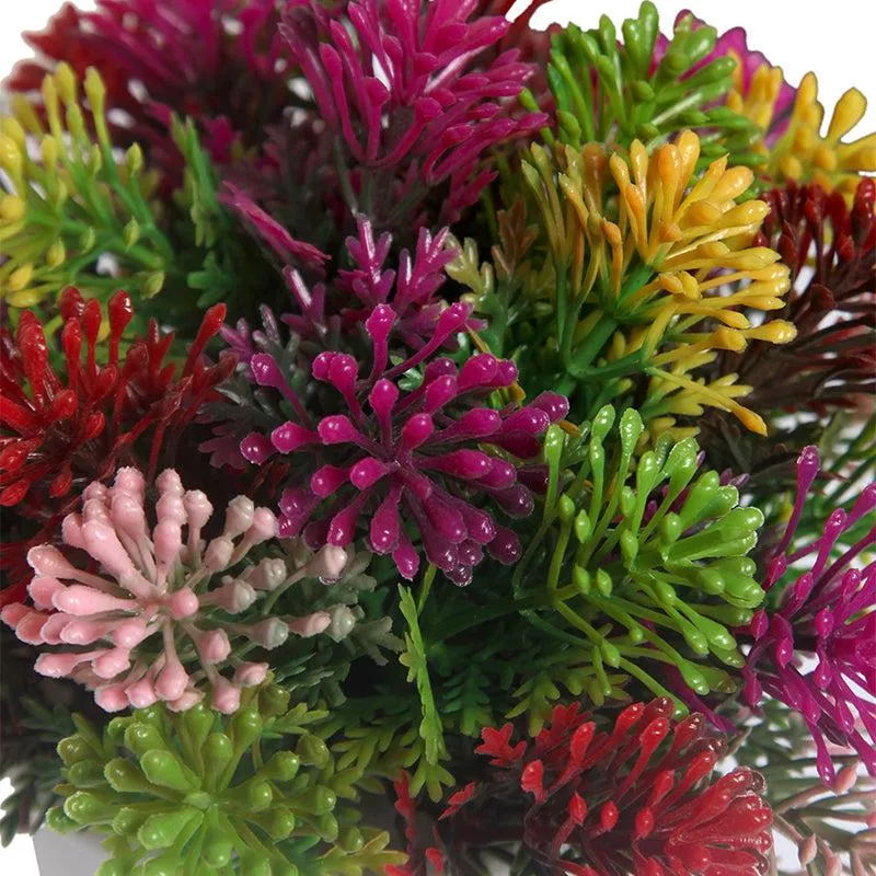 Faux Bellae Flower Bunch With Pot media 3