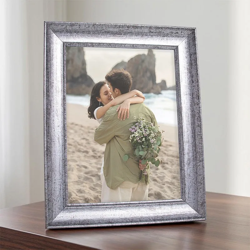 Elegant Vintage Style PVC Photo Frame - Grey media 1