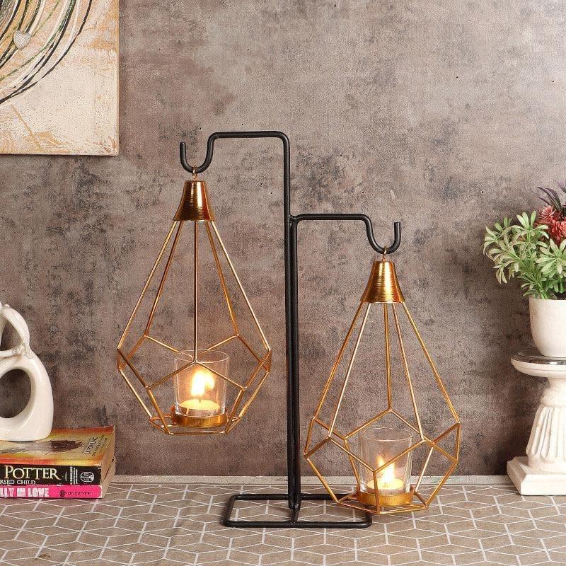 Diamond Balance Tealight Candle Holder