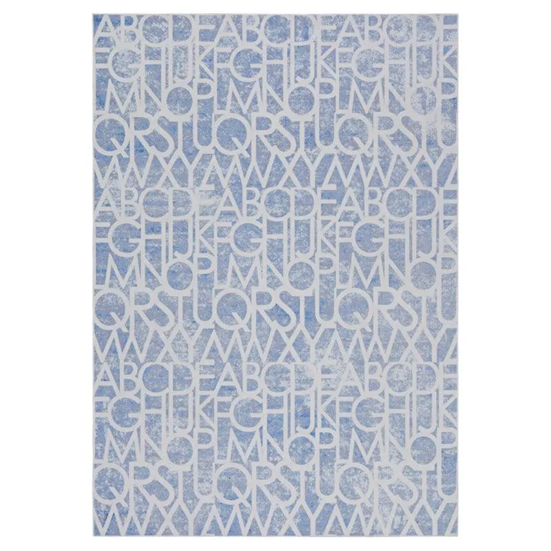 Alphabet Troop Carpet - Blue media 1